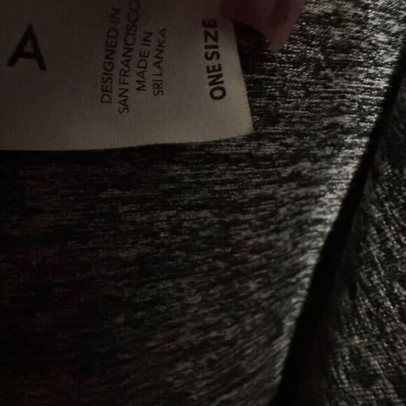 Athleta OM Yoga Wrap Women's One Size‎ Charcoal Gray Sleeveless Stretch Yoga - Picture 4 of 9